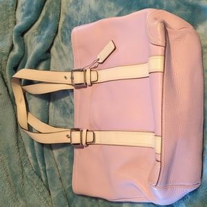 Coach leather tote